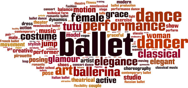 Ballet word cloud