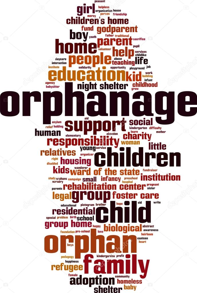 Orphanage word cloud
