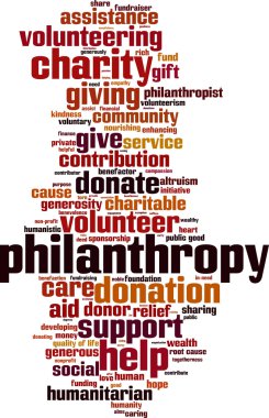 hayırseverlik kelime bulutu