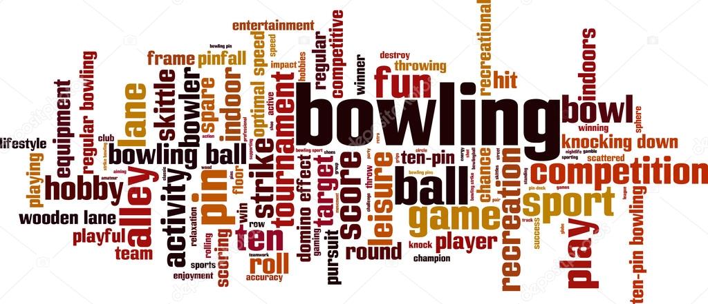 Bowling word cloud