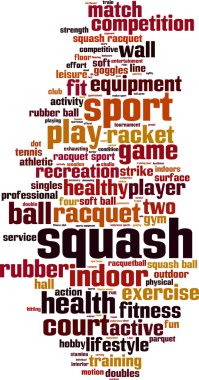 Squash kelime bulutu