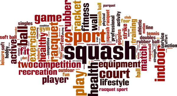 Squash word cloud