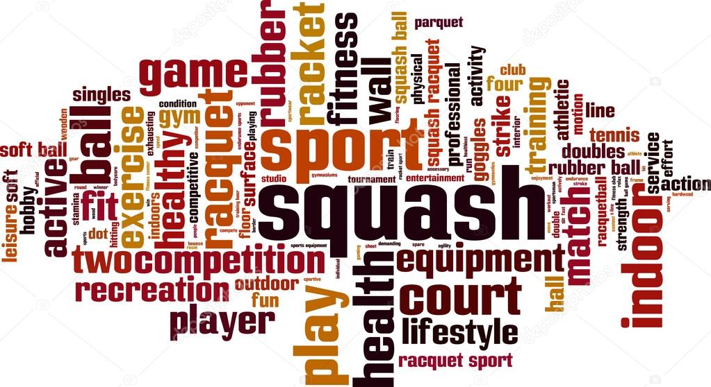 Squash word cloud