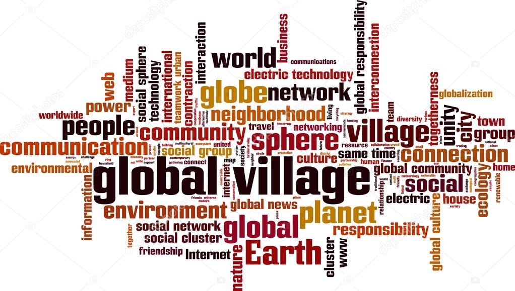 Global village word cloud Stock Vector Image by ©Boris15 82627984
