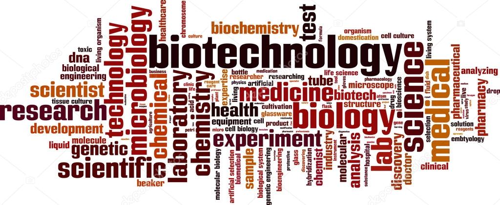 Biotechnology word cloud