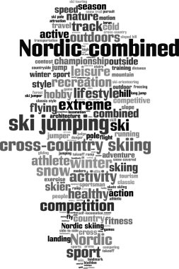 Nordic kombine kelime bulutu