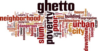 Ghetto word cloud clipart