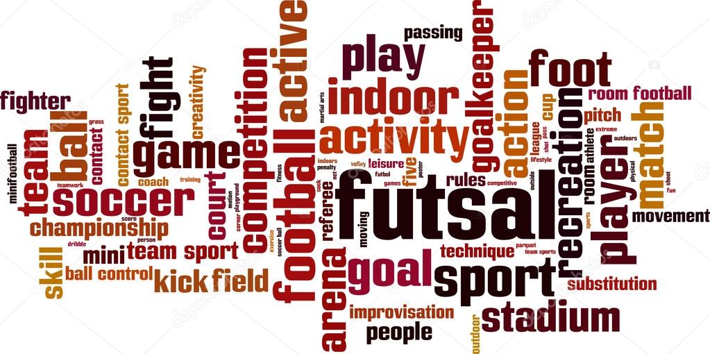 Futsal word cloud