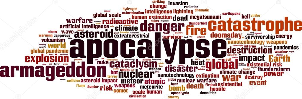 Apocalypse word cloud