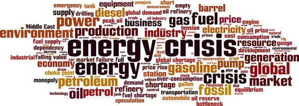 Энергетический кризис — стоковый вектор