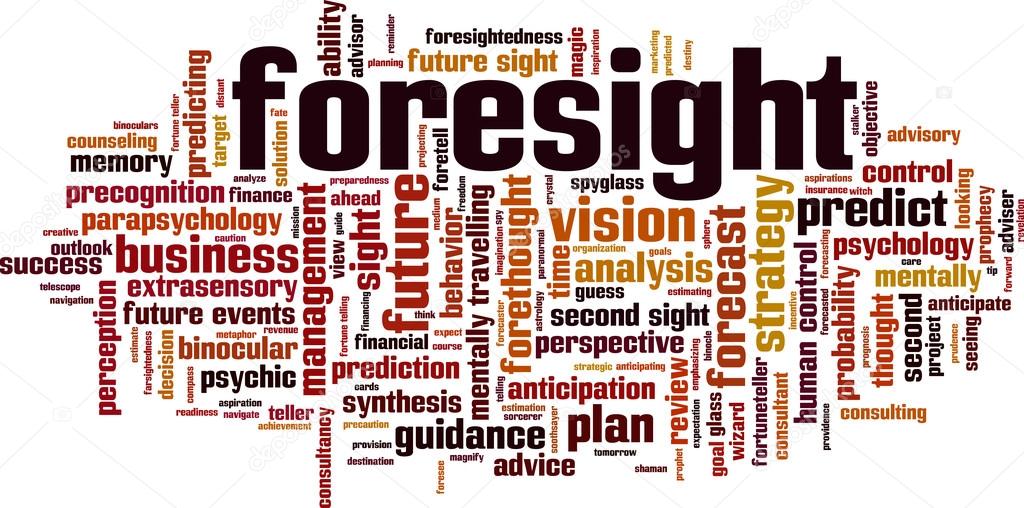 Foresight word cloud