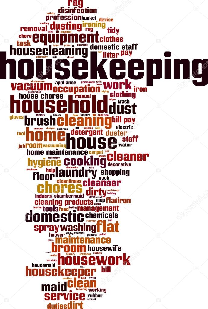 Housekeeping word cloud — Stock Vector © Boris15 94021814