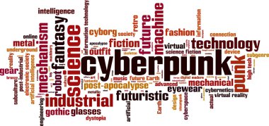 Cyberpunk kelime bulutu