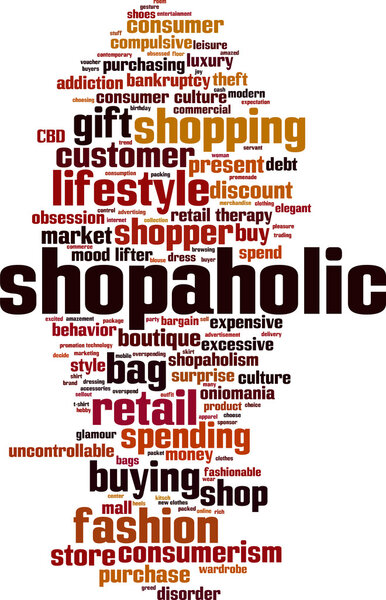 Shopaholic word cloud
