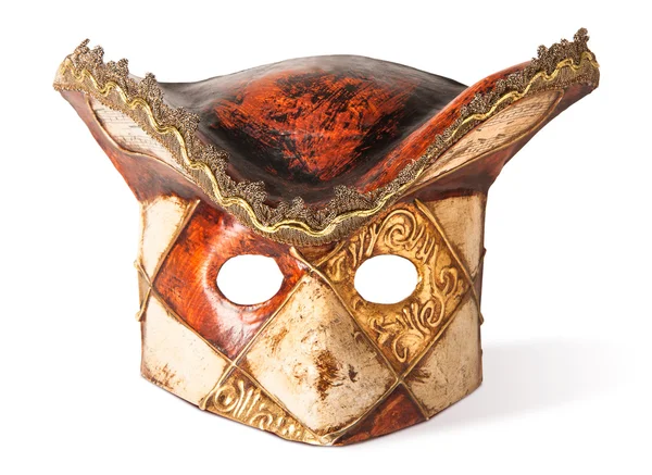 Venetiansk mask isolerade Stockbild