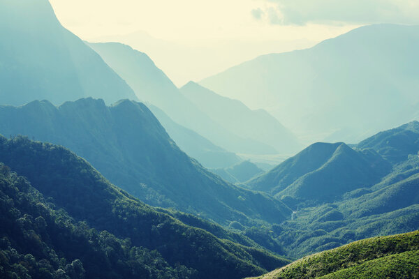 Green Mountains in Vietnam