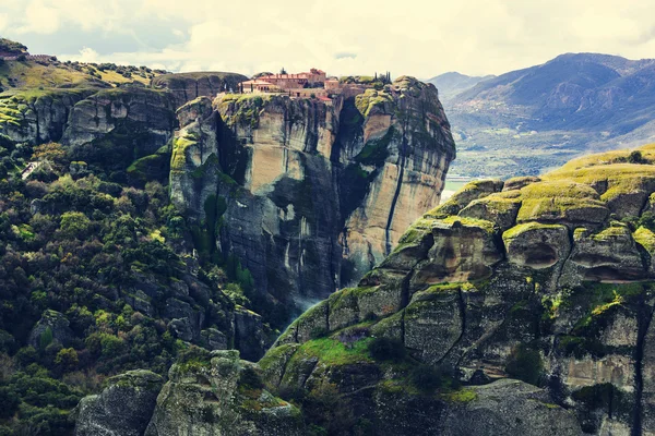 Vista de los monasterios de Meteora — Foto de Stock