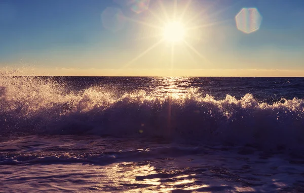 Ola enorme en la playa — Foto de Stock