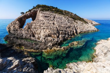 Zakynthos adada deniz manzara