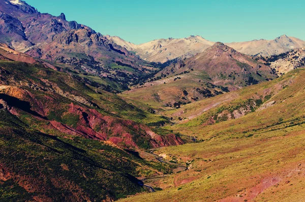 Skalnaté krajiny Patagonie — Stock fotografie