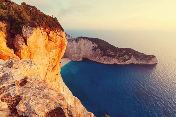 Bella spiaggia di Navagio — Foto Stock