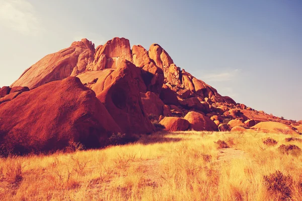 Krajina hory v Namibii — Stock fotografie