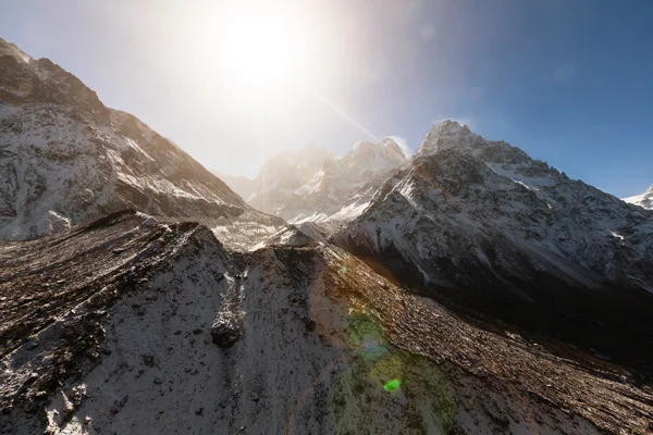 Mountains in Kanchenjunga region — Stock Photo, Image
