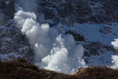 Himalaya Dağları'nda çığ