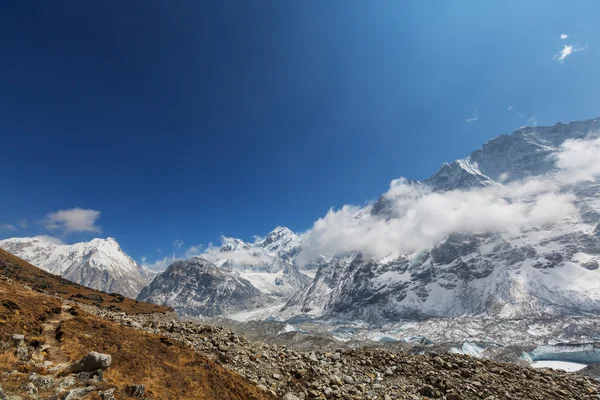 Malebné hory Kanchenjunga regionu — Stock fotografie