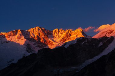 dağlar, Kanchenjunga bölge görünümünü,