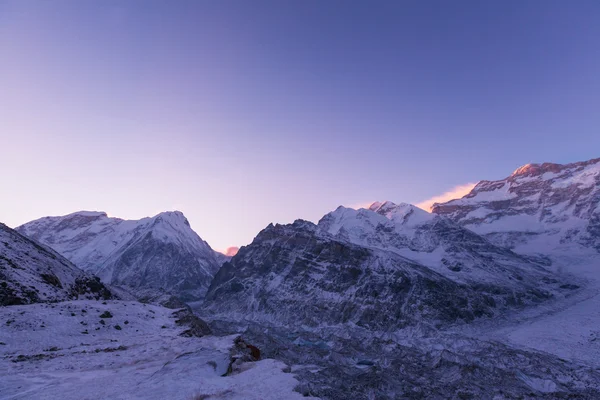 Blick auf die Berge, kanchenjunga Region — Stockfoto