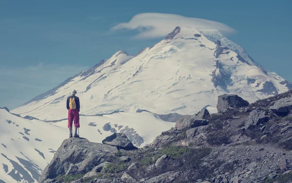 Túrázás a terület Mt.Baker — Stock Fotó