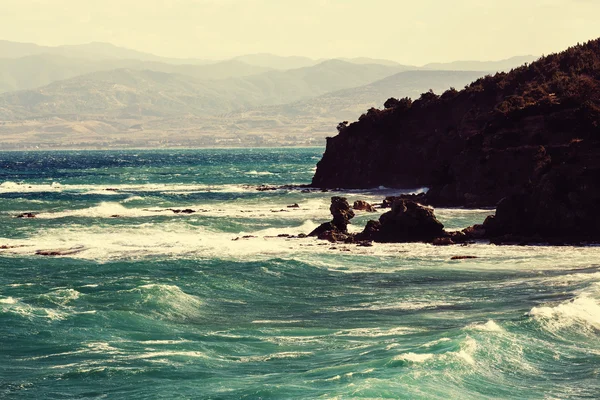 Kıbrıs 'ta güzel deniz kıyıları — Stok fotoğraf