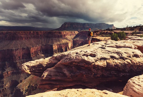 Wanderung im Grand Canyon — Stockfoto