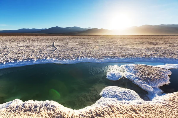 胡胡伊省的盐沙漠 — 图库照片