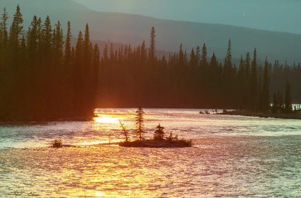 Montanhas canadenses no verão — Fotografia de Stock