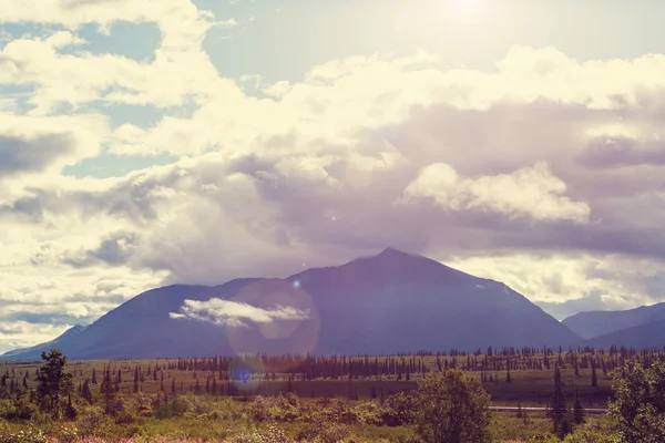 Alaska'da pitoresk dağlar — Stok fotoğraf