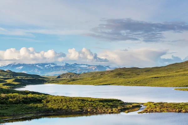 Paisaje sobre el círculo ártico — Foto de Stock