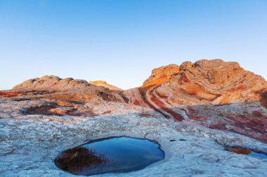 Cliffs at sunrise vermilion