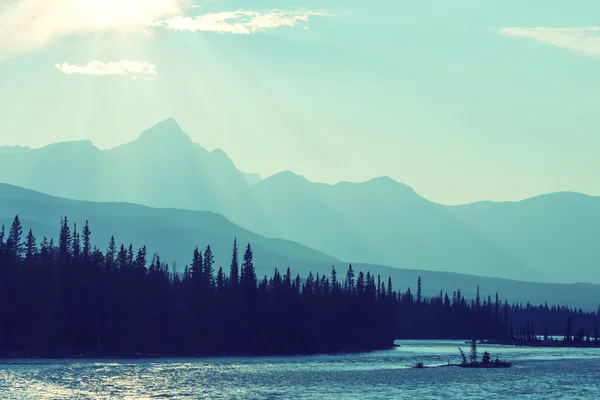 Γραφικά βουνά καναδική — Φωτογραφία Αρχείου