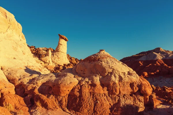 Sandstone formations in Nevada — Stock Photo, Image