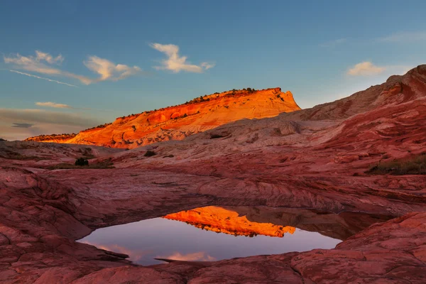 Vermilion falaises au lever du soleil — Photo