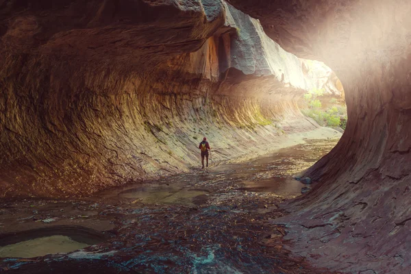 Malerische Schlucht in utah — Stockfoto