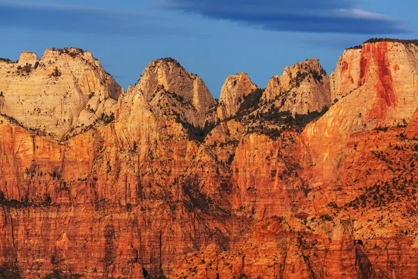 Scenic mountains in Zion Park — Stock Photo, Image