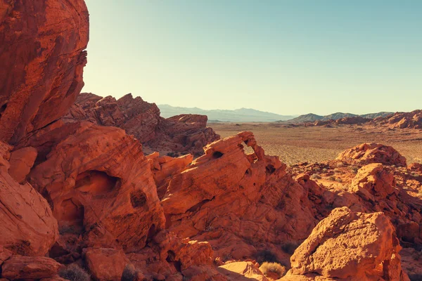 Yangın Nevada, ABD Vadisi — Stok fotoğraf