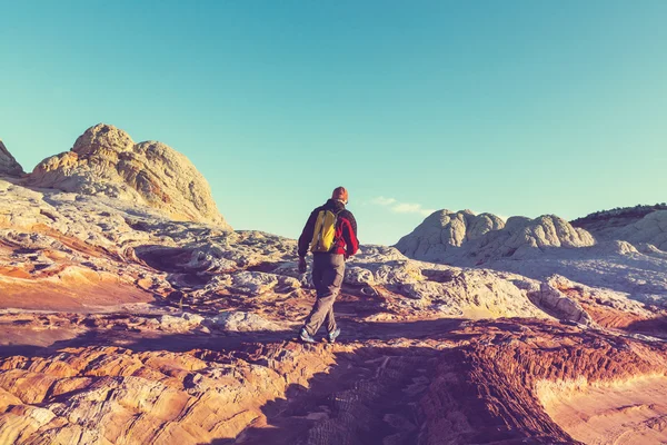 Wandelen in Utah bergen — Stockfoto