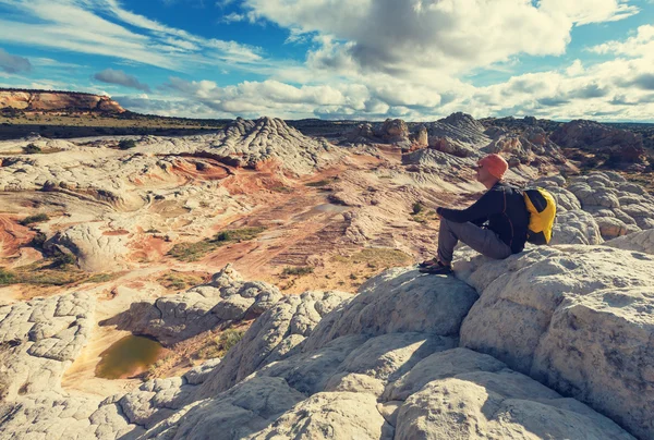 Caminhada nas montanhas do Utah — Fotografia de Stock