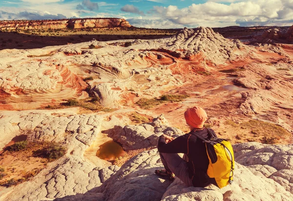 Wandelen in Utah bergen — Stockfoto