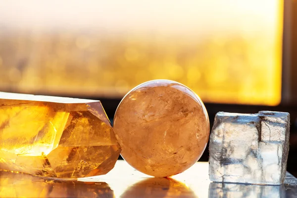 Cristales minerales naturales —  Fotos de Stock