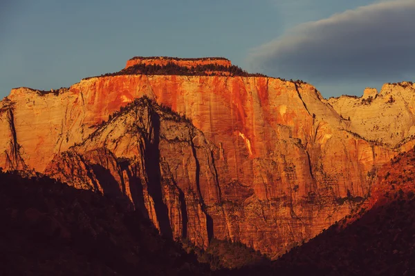 Randonnée dans le parc national de Zion — Photo